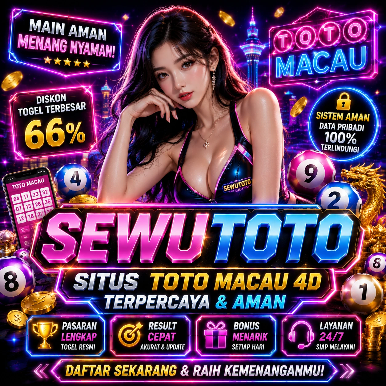 SEWUTOTO – Situs Toto Macau 4D Terpercaya & Aman